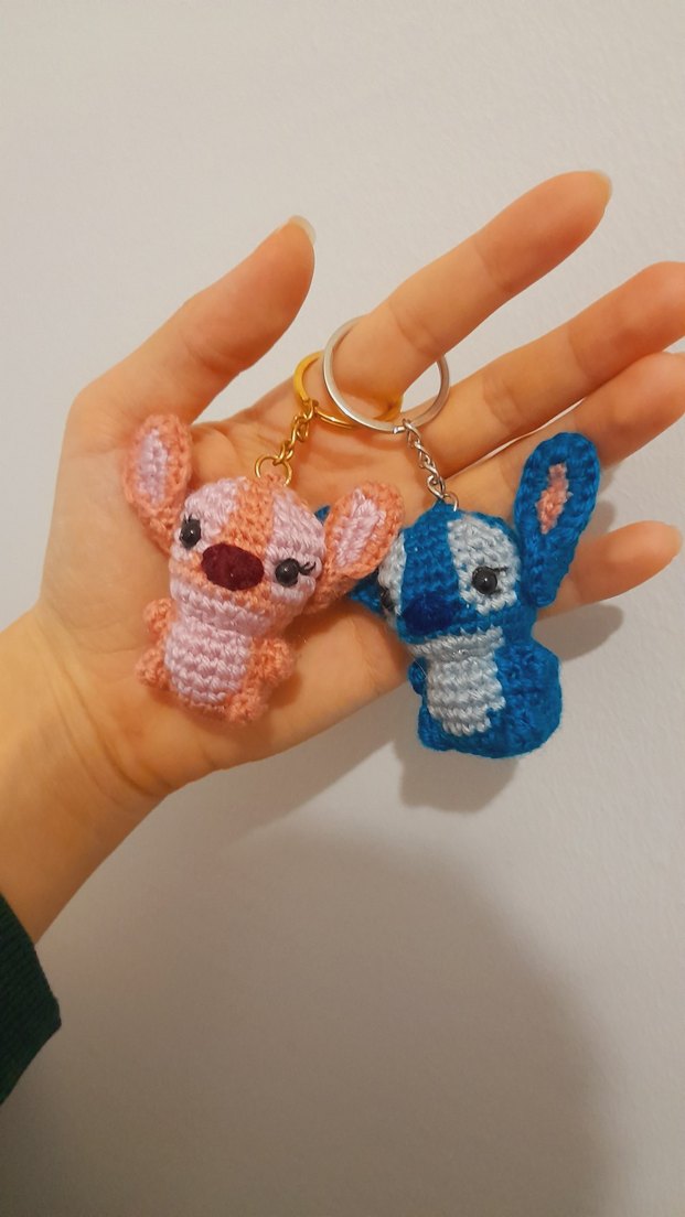 Stitch çift anahtarlık - Görsel 2