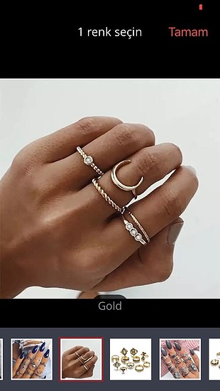 Trend yüzük takımı