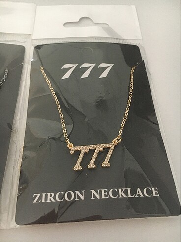 Beden Mucize Sayı 777 kolyesi