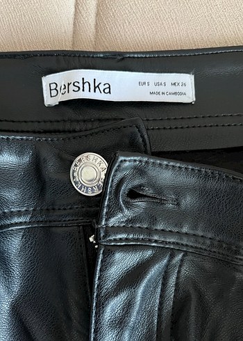 Bershka Bershka deri pantolon