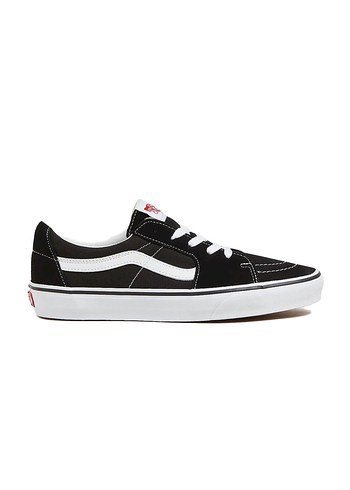 Siyah Beyaz Kadın Bağcıklı Spor Ayakkabı Vans