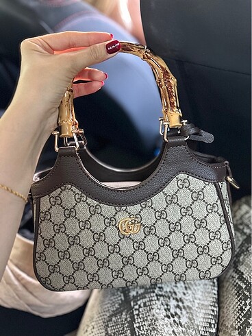 Gucci Gucci ahşap saplı çanta