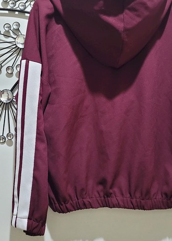 YAN BANTLI KAPÜŞONLU SWEAT - Görsel 7