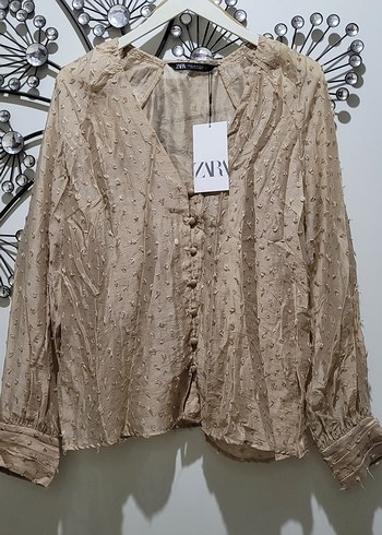 PLUMETI KUMAŞTAN YARI ŞEFFAF BLUZ - Görsel 5