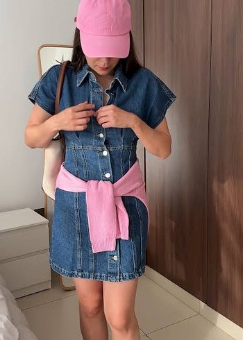 MiNi DENIM ELBiSE Z1975 - Görsel 3