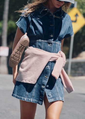 MiNi DENIM ELBiSE Z1975 - Görsel 2