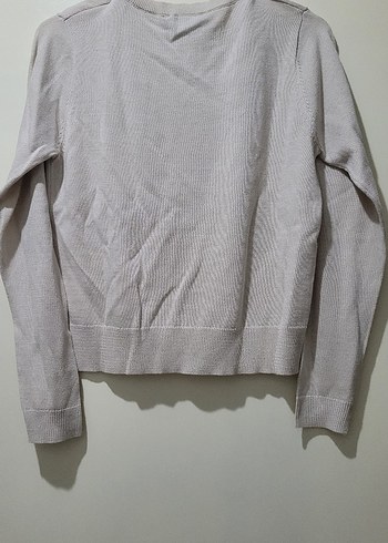 Camel Renkli Salaş Denim Kazak - Görsel 14