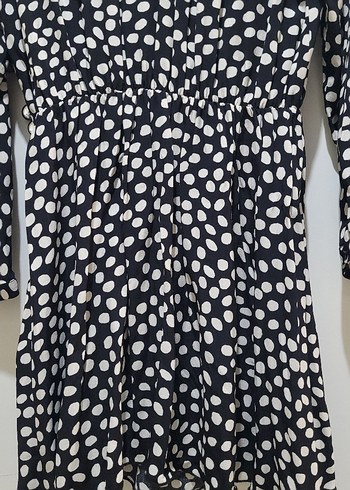 ZARA PUANTİYELİ ELBİSE - Görsel 9