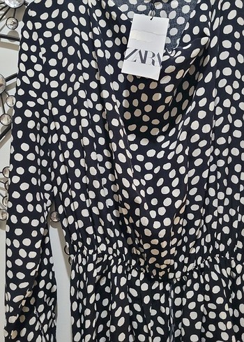 ZARA PUANTİYELİ ELBİSE - Görsel 6