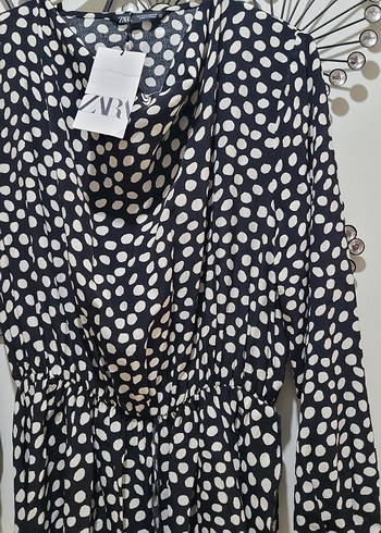 ZARA PUANTİYELİ ELBİSE - Görsel 7