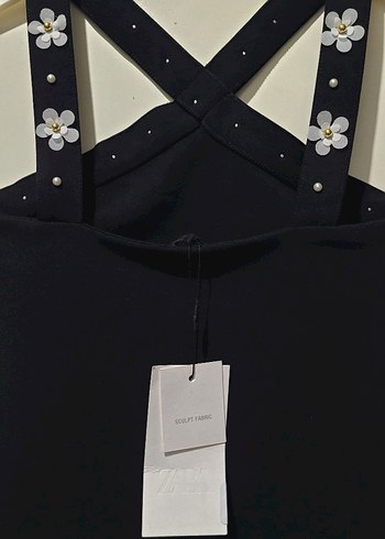 HALTER ELASTİK ÇİÇEK BODY - Görsel 8