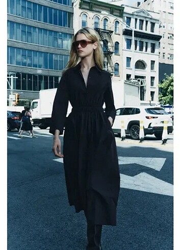 ZW COLLECTION MiDİ GÖMLEK ELBİSE