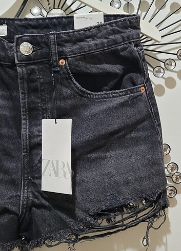 Zara DISTRESSED CURVED YÜKSEK BEL DISTRESSED
