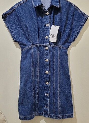 s Beden mavi Renk MiNi DENIM ELBiSE Z1975