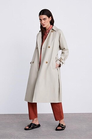 Zara etiketli trenckot