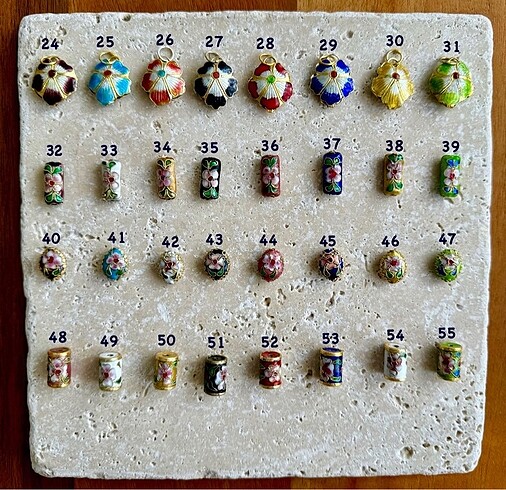 Cloisonne Boncuklar/Charmlar
