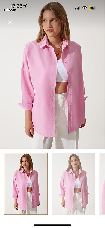 Pembe gömlek