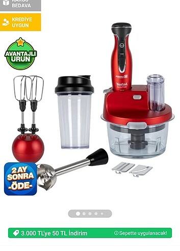 Tefal blendar seti