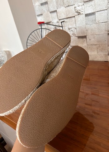 Leopar Desenli Hafif Topuklu Espadril - Görsel 4