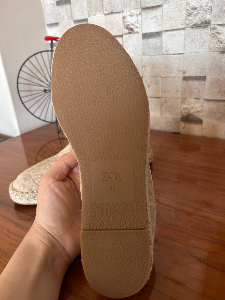 Leopar Desenli Hafif Topuklu Espadril - Görsel 3