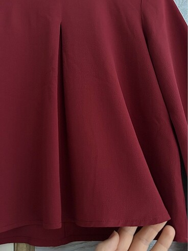34 Beden bordo Renk KOTON BLUZ
