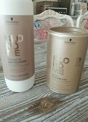 Schwarzkopf blond me toz açıcı ve oksidan