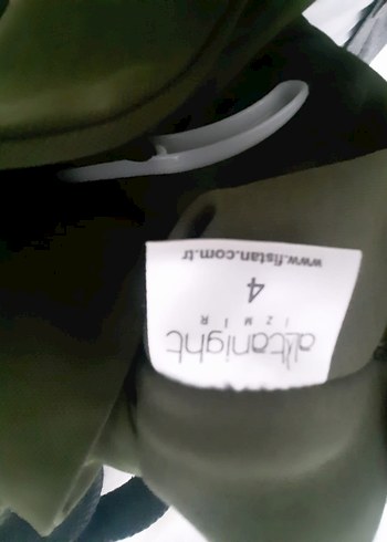 44 Beden haki Renk Uzun yeşil abiye elbise