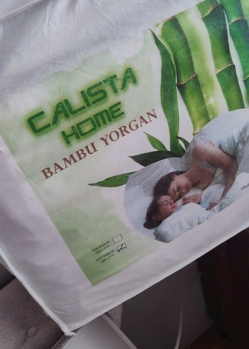 Diğer Calista Home Bambu Yorgan - Yeşil Desenli Havlu
