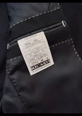 Diğer Siyah Erkek Takım Elbise, Regular Fit, Düğmeli