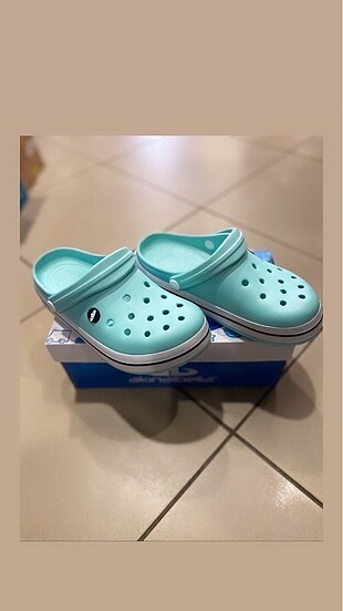 39 Beden Akınalbella Crocs Modeli Su Yeşili