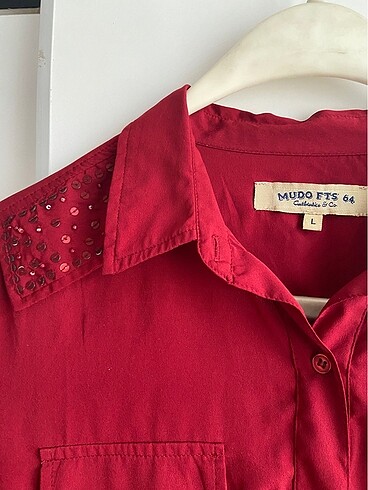 Mudo Concept Kırmızı bayab gömlek mudo concept markası