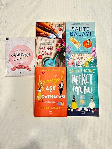5 kitap birlikte satılık