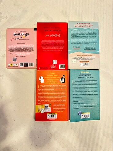  5 kitap birlikte satılık