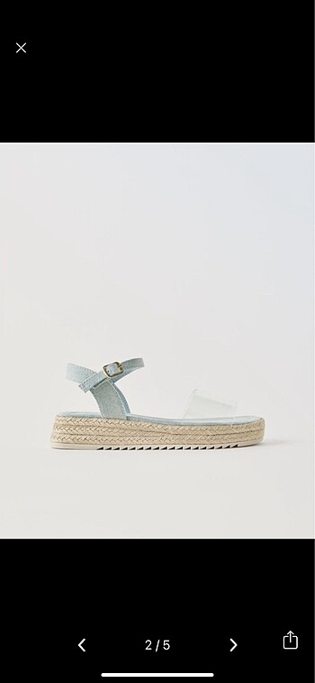 Zara 31 no zara sandalet