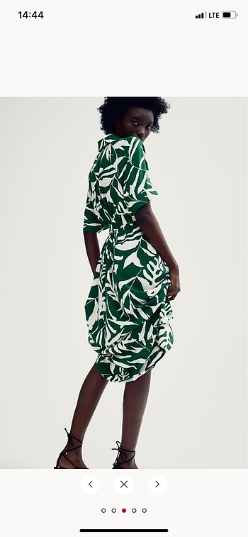 H&m gömlek elbise - Görsel 5