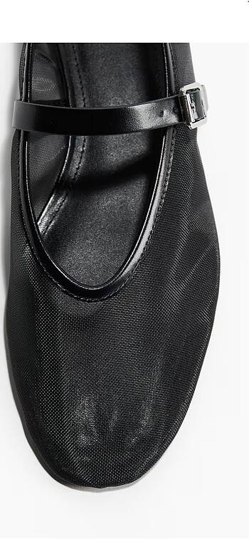 40 Beden siyah Renk H&m file babet