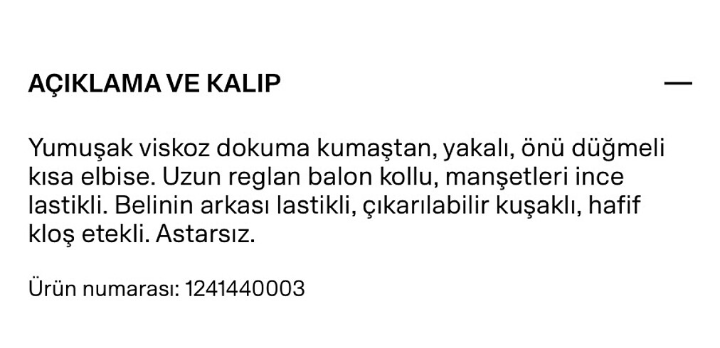 H&m elbise - Görsel 3