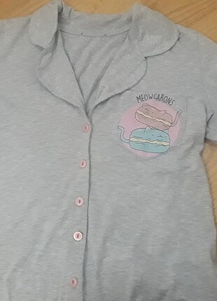Gri Pijama Takımı