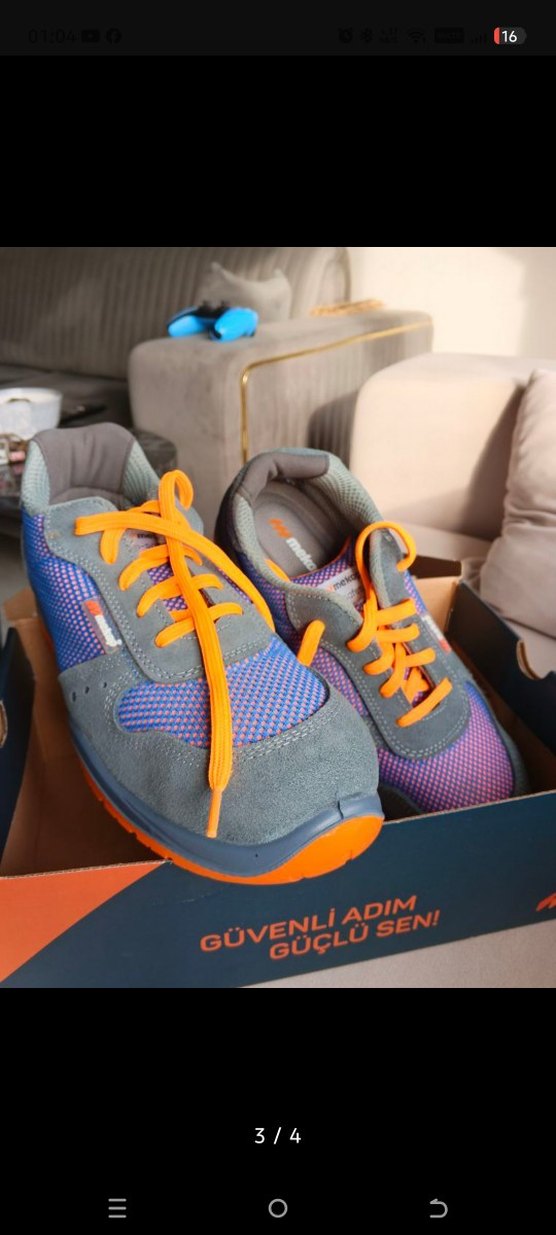 Renkli erkek iş ayakkabısı - Görsel 3