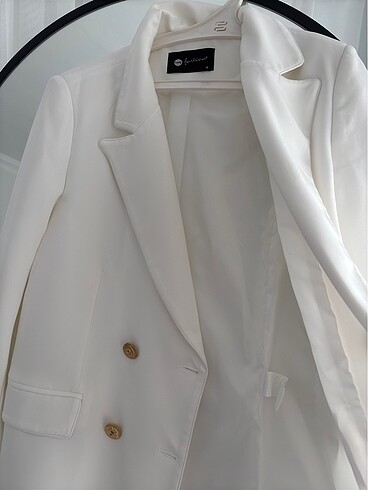 m Beden beyaz Renk Blazer ceket