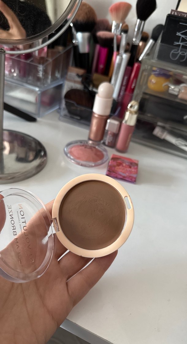 Revolution Cream Bronze Parlak Kahverengi Allık medium - Görsel 3