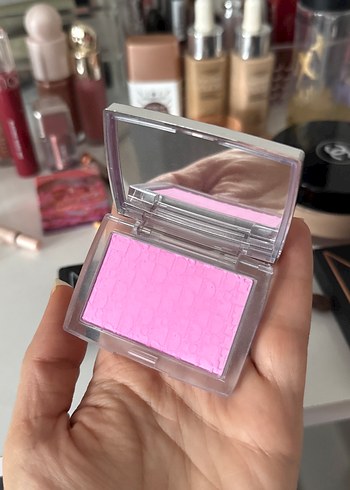Dior rosy glow 01 pink Allık - Görsel 4
