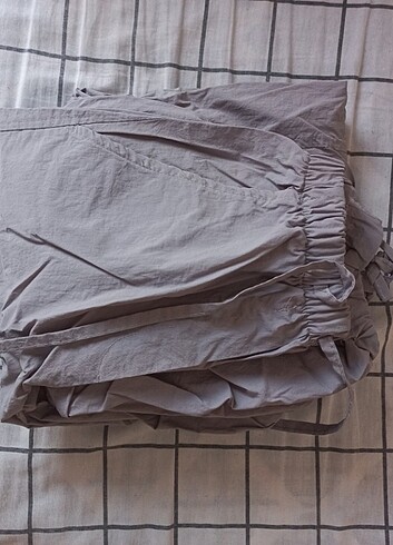 Gri paraşüt kumaş pantolon