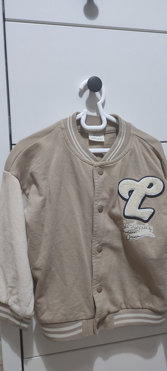 Bej Erkek çocuk kolej ceket - Görsel 3