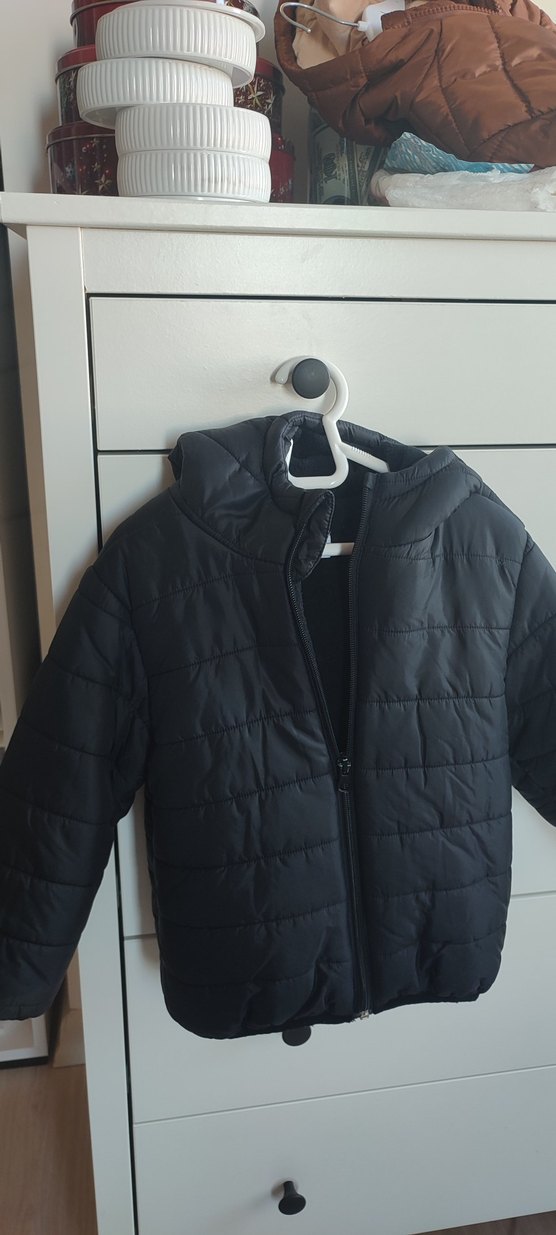 Siyah Erkek Çocuk mont - Görsel 2