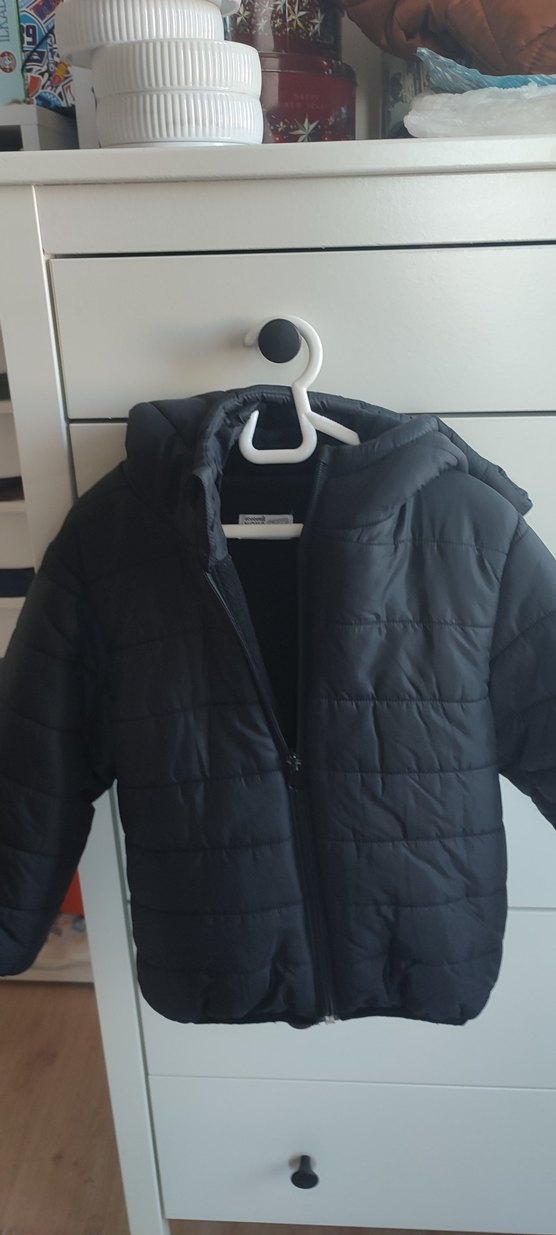 Siyah Erkek Çocuk mont - Görsel 4