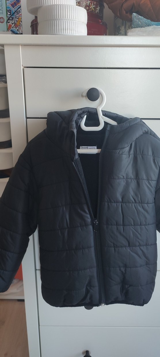 Siyah Erkek Çocuk mont - Görsel 5