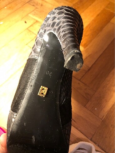 38 Beden siyah Renk İnci Topuklu Ayakkabı Bottie