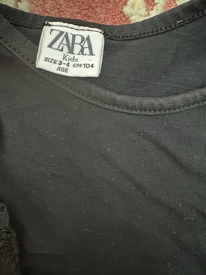 Siyah Dantel Detaylı Kısa Kollu Bebek Body - Görsel 3