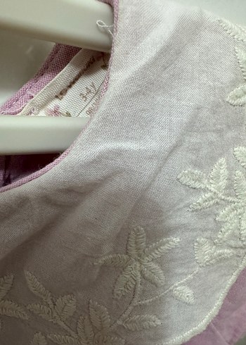 Nakışlı Düğmeli Pembe tulum - Görsel 2